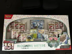Pokemon 151 Blooming Waters Premium Collection Box Venusaur *SEALED* - Image 1
