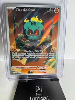 Pokemon TCG Marshadow 146/132 Illustration Rare Me01: Mega Evolution Holo - NM - Image 1