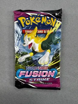 Pokemon Fusion Strike Booster Pack Boltund Art Factory Sealed SEALED - Image 1