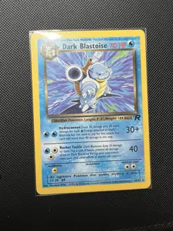 Dark Blastoise 20/82 Non-Holo Rare Team Rocket LP Vintage WOTC - Pokemon TCG - Image 1