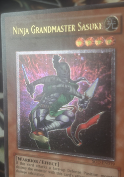 Yugioh: Ninja Grandmaster Sasuke - SOD-EN019 - Ultimate Rare - Unlimited - MP - Image 4