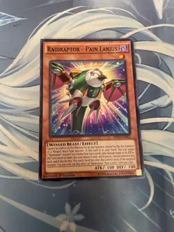 YUGIOH - RAIDRAPTOR PAIN LANIUS - COMMON - SHVI - 1ST ED - NM - Image 1