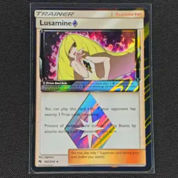 Lusamine - 182/214 - Holo Rare Prism Star - Lost Thunder - Pokemon Card - VLP - Image 1