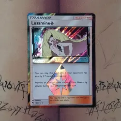 Lusamine 182/214 Lost Thunder Prism Star Holo NM Pokemon Card English - Image 1
