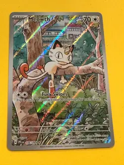 Meowth - 106/094 - Illustration Rare - Phantasmal Flames - Pokemon Card - NM/M - Image 1