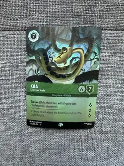 Kaa Secretive Snake (Epic) Foil 212/204 Whispers in the Well Disney Lorcana - Image 2