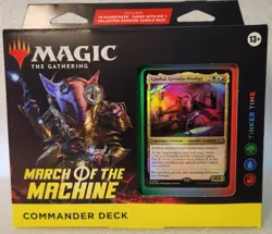 MTG MARCH of the MACHINE SEALED COMMANDER DECK TINKER TIME - Image 1