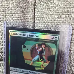 Earthbending Student (Foil) MTG: Avatar The Last Airbender - (TLE) U 0249 - Image 3