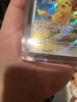 Pokemon Pikachu 027 Black Star Promo CGC 10 Holo Paldea Evolved ETB - Image 4