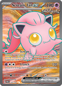 Pokemon TCG Scream Tail ex 197/167 Full Art Ultra Rare Twilight Masquerade NM/M - Image 1