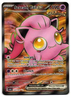 Scream Tail ex 197/167 - Twilight Masquerade Ultra Rare Pokemon TCG - NM Card - Image 1