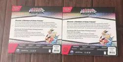 Pokemon TCG Prismatic Evolutions Poster Collection Factory Sealed LOT OF 2 - Image 2