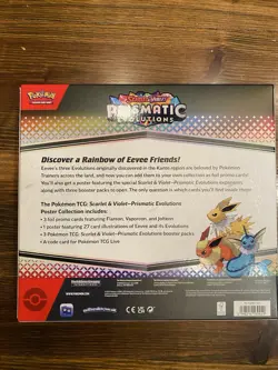 Pokemon TCG S&V Prismatic Evolutions Poster Collection Box Sealed Lot Of 2 - Image 4