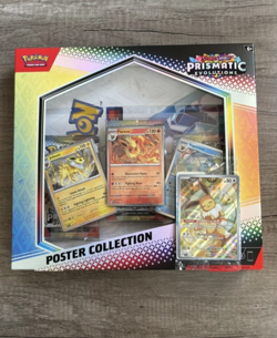 Lot Of (3) Pokemon TCG S&V Prismatic Evolutions Poster Collection Box Sealed - Image 1