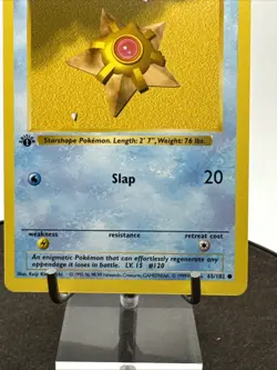 1999 POKEMON TCG STARYU 1ST EDITION SHADOWLESS 65/102 BASE SET LP / NM - Image 4
