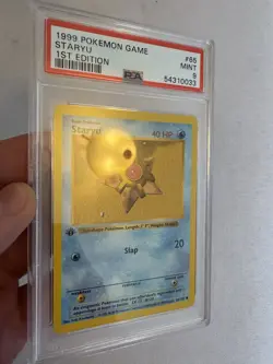 1999 Pokemon - 1st Edition Shadowless Staryu - Base Set 65/102 - PSA 9 Mint!! - Image 4