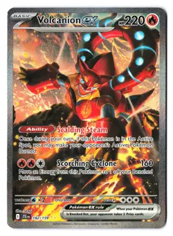 Volcanion ex 182/159 - Pokemon Journey Together Special Illustration Rare SIR NM - Image 1