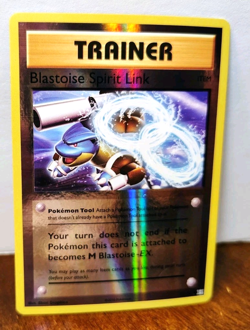 POKEMON BLASTOISE SPIRIT LINK 73/108 REVERSE HOLO XY EVOLUTIONS MP-LP - Image 1
