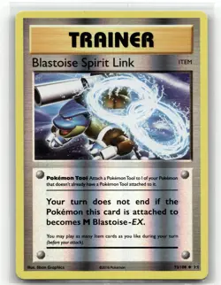 Blastoise Spirit Link 73/108 Pokemon XY - Evolutions Reverse Holo - Image 1