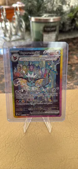 Pokemon TCG Vaporeon EX Prismatic Evolutions Special Illustration Card 149/131 - Image 1