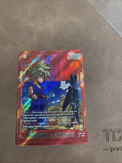 Son Gohan : Childhood SB02-006 Alt Art Manga Booster 02 Dragon Ball Card English - Image 1