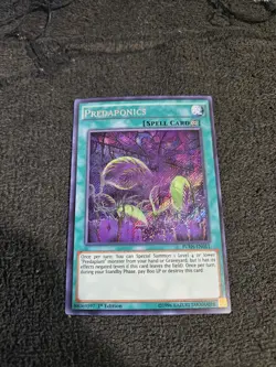 Predaponics - FUEN-EN011 - Secret Rare 1st Edition NM Card English Yugioh - Image 1