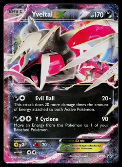 Pokemon Card - Yveltal EX Black Star Promo XY150 Holo - Image 1