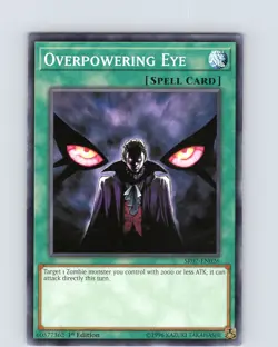 Yu-Gi-Oh TCG Overpowering Eye SR07-EN026 1st Edition Regular Common Card NM - Image 1