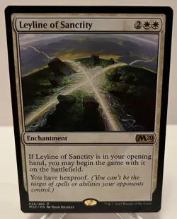 Magic MTG Leyline of Sanctity Rare Core Set 2020 *Unplayed* #26 - Image 1