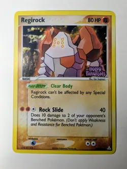 Regirock 28/110 Pokemon Ex Holon Phantoms Reverse Holo Stamped LP Light Play - Image 1