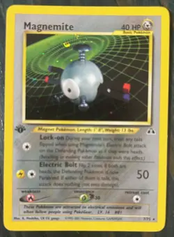Pokemon TCG | Magnemite 7/75 | Neo Discovery 1st Edition | LP - Image 1