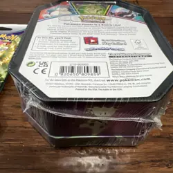 Brand New/Factory Sealed Pokemon TCG's Mighty Mysterious 2021 Mimikyu Tin + 1 - Image 4