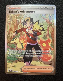 2025 Pokemon SV Destined Rivals DRI EN Ethan's Adventure #236/182 - Image 1