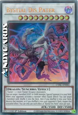 BYSTIAL DIS PATER • Ultra R • CYAC EN041 • 1Ed • Yugioh! • ANDYCARDS - Image 1