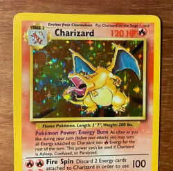 Charizard 004/102 Base Set Holo Rare Pokemon Card Original Vintage Very Good - Image 2
