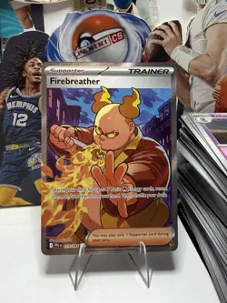 Pokemon Tcg Firebreather 119 094 Full Art Trainer Ultra Rare Phantasmal Flames - Image 1