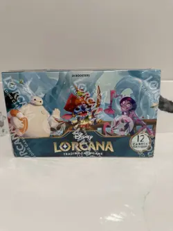 Disney Lorcana French Azurite Sea Factory Sealed Booster Box - Image 1
