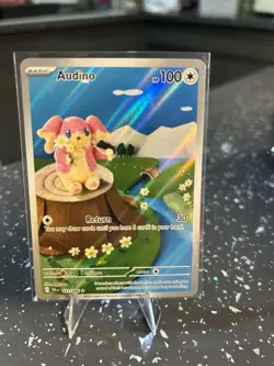 POKEMON - AUDINO - 151/086 - ILLUSTRATION RARE - S&V BLACK BOLT - Image 3