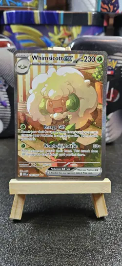 Whimsicott EX 165/086 NM / M Full Art Holo White Flare Pokemon TCG Card English - Image 1