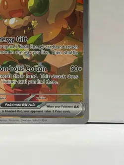 Whimsicott ex 165/086 Special Illustration Rare White Flare Pokemon Card TCG NM - Image 5