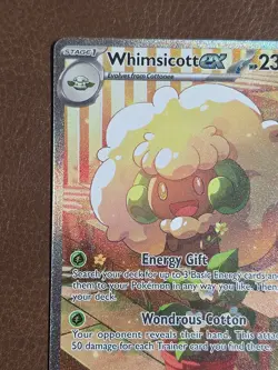 Pokemon TCG Whimsicott EX Scarlet & Violet White Flare Card 165/086 - Image 3