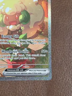 Pokemon TCG Whimsicott EX Scarlet & Violet White Flare Card 165/086 - Image 5