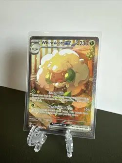 Pokemon TCG Whimsicott EX Scarlet & Violet White Flare Card 165/086 - Image 2