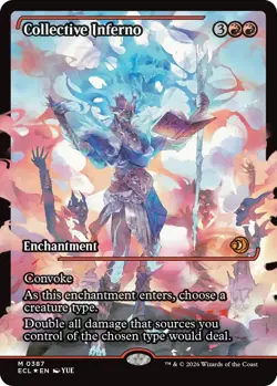 Foil - Collective Inferno (Showcase) - 387 / NM / English MTG - Image 1