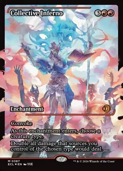 Collective Inferno (Showcase) [Lorwyn Eclipsed] Near Mint Foil - Image 1