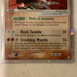 Pokemon TCG Holo Ultra Rare Groudon EX Hidden Legends 93/101 LP - Image 5