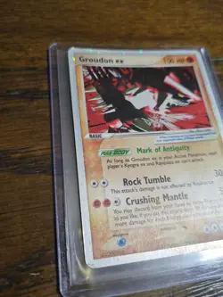 2004 Pokemon EX Hidden Legends Groudon Ex #93/101 Good Condition - Image 3
