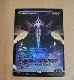 Magic the Gathering Exalted Sunborn (Showcase) Edge of Eternities Foil Card - Image 1
