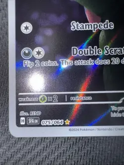 Pokemon TCG Zorua 075/064 Illustration Rare Shrouded Fable Holo NM/M - Image 5