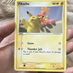 Pokemon Pikachu 16/17 POP Series 2 Common Regular 40 HP Basic Card - Image 1